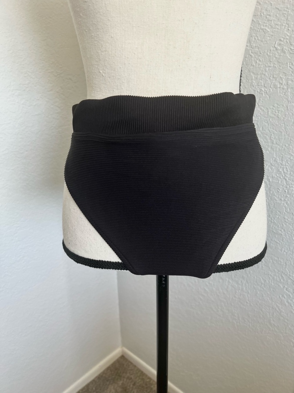Zulu & Zephyr Signature Stripe High Waisted Brief Bikini Bottoms